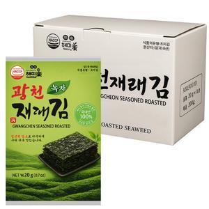 해미락 광천 녹차 재래김 20g x 10봉
