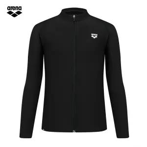 아레나 365 A5BM1RR46 BLK (주머니백 증정) 남성비치 릴렉스핏 집업래쉬가드 수영복