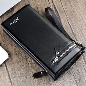 카드 지퍼 장지갑 프리미엄 가죽 롱지갑 남성 대용량-WFH3TEQ