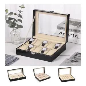 키밍 고급 시계보관함 6구 10구 12구 케이스 정리함/손목/시계/보관함/보관/악세서리함/수납함/수납