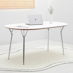 [공간미가구]에이린 1600X900 타원형 테이블 식탁 카페 커피숍 HPL