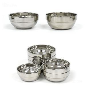 유치원 어린이집 업소용 보온 보냉 2중 구조 스텐 대접 국그릇 10cm 10.3cm 11.5cm 12cm 12.8cm 14cm 16cm