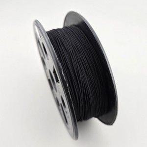 비즈톡 [Y1-11-25]나일론매듭실 0.7mm 고특 심지 블랙(Black) ,1롤(150yd)