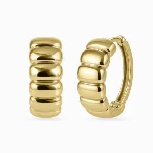 14K 클래식 리즈 링 귀걸이