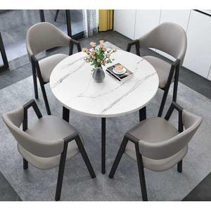 사무실 원형 테이블 세트 상담용 의자 원탁 카페 회의용