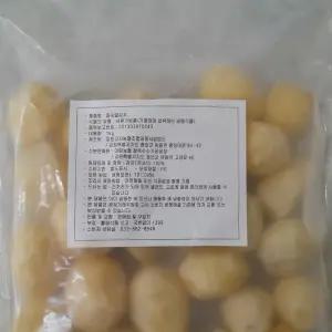 감자 냉동 삶은감자 1kg 증숙냉동알감자 식재료 간편조리 볶음 조림 카레 짜