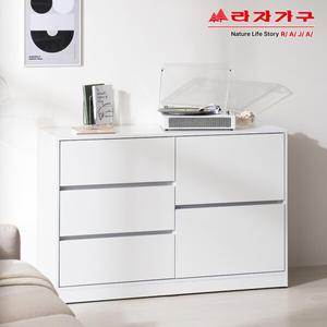 라자가구 리브 케일런 1200 5칸 서랍장 RBR038