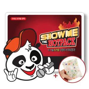 대용량 쇼미더핫팩 100매 90g 핫팩커버 1개증정/국내생산/500원 추가할인(2박스 이상 구매 시마다)/최신제