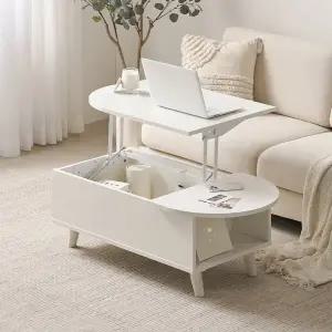 파로마 이즈 데니 1200 타원형 거실 리프트업 소파테이블 IJL298