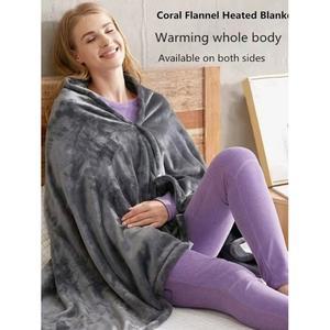캠핑용 전기담요 휴대용 캠핑 벨벳 온열 차박용 차박 USB 그레 쇼파 입는 이불 무릎 회색