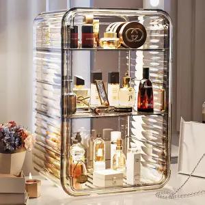 풀커버링 디바인 높이조절 화장품 다용도 소품 정리함 정리대 보관함 케이스