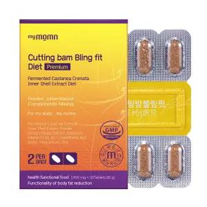 마이몸엔 커팅밤 블링핏 다이어트 프리미엄 30정 4박스 발효율피 보조제 뱃살 체지방 커팅