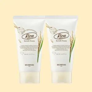 스킨푸드 라이스 데일리 브라이트닝 스크럽 폼 150mlx2개 (NEW) 쌀클렌징