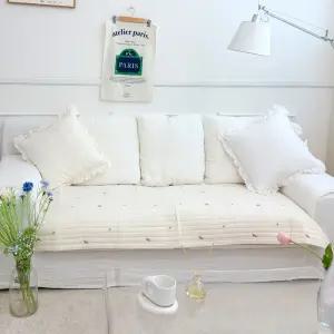 오라이프샵 리프 퀼팅 논슬립 쇼파패드 소파커버 매트 국산