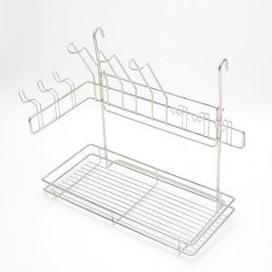 머그컵 건조대 찻잔 싱크대봉 걸이형 컵걸이 2단 (40VXp)