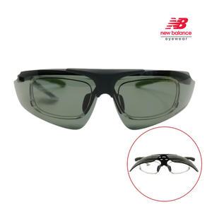 뉴발란스 경량 클립온 선글라스 카키 그레이 편광 자외선차단 스포츠 선글라스 고글 NB8078Z