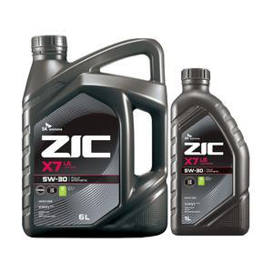 ZIC 지크 X7 LS 5W30 6L+1L 7L set 디젤엔진오일