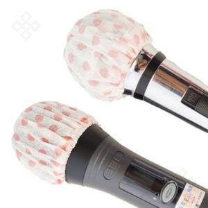 일회용 유선 무선 마이크 커버 위생 덮개 노래방 마이크카바 100매