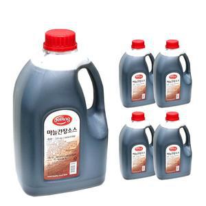 델링 마늘간장소스 3.6kg PET 한박스 (3.6kg x 4ea)