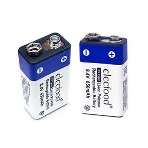 ALLDA 깜냥 9V리튬이온 충전배터리 2개세트 KC인증 충전지