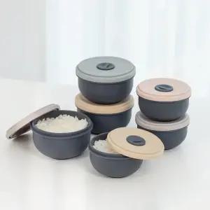 네오실리 라이스타임팩 국산 실리콘 냉동밥용기 전자레인지 소분용기 4P 1set