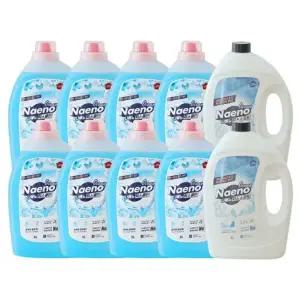 [나에노]럭스클린 세탁세제 3L 8통+럭스 소프트 섬유유연제3L 2통