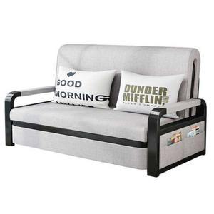 접이식 소파베드 2인용 좌식 매트 침대 리클라이너 그레이