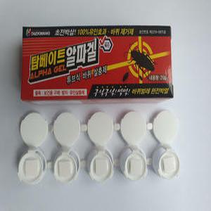 [정품] 탑베이트 알파겔 20g 먹이캡 5개  / 바퀴벌레약 / 보건용 구제 방지 유인살충제