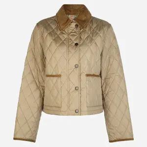 5F 8107466 C1544 올드햄 여성 퀼팅 크롭 자켓 베이지