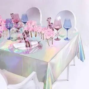 홀로그램 식탁보 방수식탁보 방수테이블보 식탁천 캠핑식탁보 테이블보 테이블천 원형식탁보