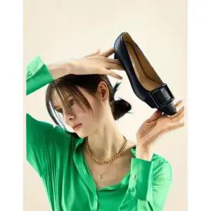 [마지막수량]나인웨스트 양가죽 벨르 스퀘어 펌프스(5cm) (7color) NW040