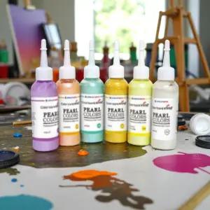 펄 반짝이 글리터 물감 낱색 대용량 메탈릭 100ml acrylic물감