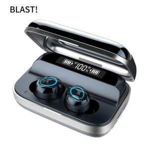최신 폭발 i09 이어폰 TWS 진정한 무선 스테레오 스포츠 블루투스 헤드폰 소음 감소 LED 디스플레이 무선