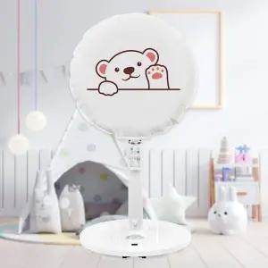 (1+1) 선풍기커버 안녕북극곰 벽걸이 스탠드 보관 대형 카바/보관용/선풍기/커버/덮개/보호/다용도/다목적