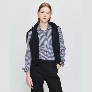 [롯데백화점]헤지스레이디스 런던 스트라이프 셔츠 HSSH5DC75