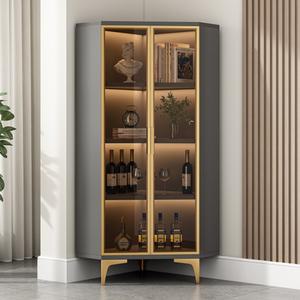 양주장식장 거실 코너 양주 틈새 와인 양주진열장 위스키