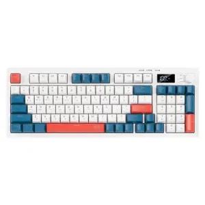 지클릭커 OFFICEPRO WK50 사일런스 M RGB 무소음 방수 무선 블루투스 94 (Gundam)