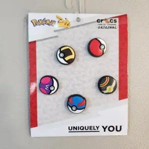 [크록스] HC03 jibbitz 포켓몬스터볼 5팩 poke ball 5pack 파츠 참 세트 몬스터볼 10015 (S35772073)