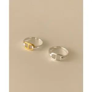 [폭스타일][925 silver] Belt ring B 19