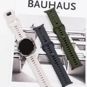 갤럭시워치 울트라 버튼 실리콘 밴드 여름 운동 스포츠 스트랩 시계줄 교체 워치 7 8 울트라 2025 47mm