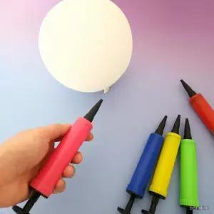 레저 캠핑 물놀이 휴대용 수동 핸드펌프 풍선 튜브 공기 주입기