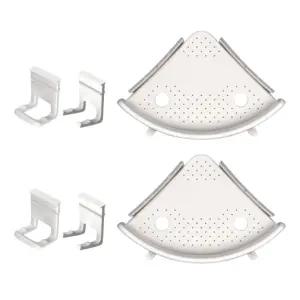 원터치 매직선반 초강력 압착 무타공 다용도 욕실 코너 선반