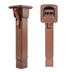 좌식 상다리 접이식 교체 브라켓 부속 브라운 4개