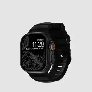 [노마드]애플워치 티타늄 스포츠 스트랩 로키포인트 카본 블랙 / 운동 러닝 헬스 수영 방수