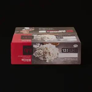 하림 더미식 당진백미밥 200gx12개 즉석밥 컵밥