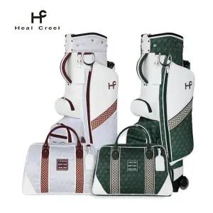 HCCB BB 41101웨빙 로프 여성용 휠 캐디백 보스턴백 세트