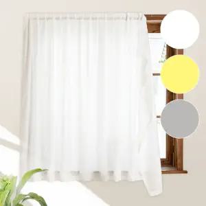무타공 찍찍이 붙이는 커튼 주름 쉬폰커튼 창문커텐