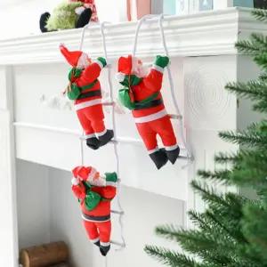 (2인 사다리 산타) 사다리 줄 벽 타는 산타 인형 크리스마스/트리장식/오너먼트/트리리본/트리만들기/산타
