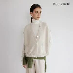 [런칭가 189000원]누캐시미어 25FW 캐시미어 헤비게이지 모닐리베스트