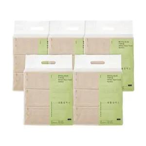 [생활공작소] 뽑아쓰는 대나무 키친타올 (100매 x 3팩) x 5개